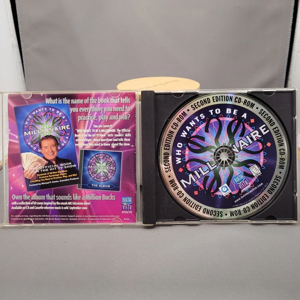 Who Wants To Be A Millionaire Second Edition Buena Vista (CD-ROM, 2000)